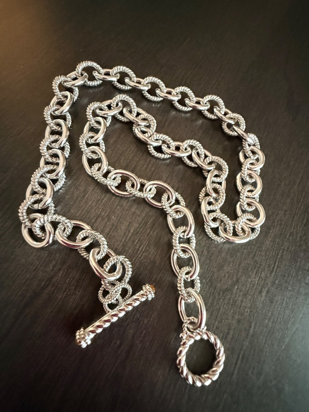 Judith Ripka Heavy Rolo Chain 20” - Picture 3 of 12